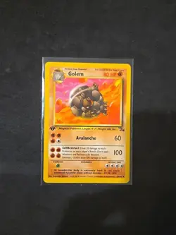 Pokemon TCG Golem Fossil 36/62 Regular 1999-2000 Wizards Base Set - Image 1
