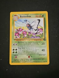 Butterfree Jungle Butterfly 33/64 Regular LP Pokemon Card - Image 1