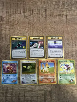 (7) JAPANESE POKEMON VINTAGE GYM HEROES LOT - ALL NM CONDITION 🔥🔥🔥 - Image 1