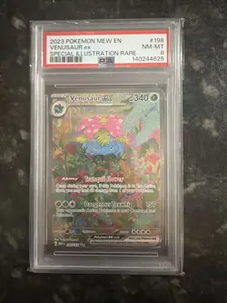 Pokemon TCG Venusaur EX Scarlet & Violet PSA 8 And Blastoise SIR PSA 10 - Image 5