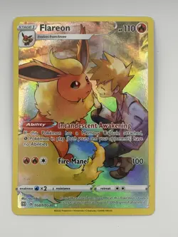 Pokemon TCG - Flareon TG01/TG30 Brilliant Stars Trainer Gallery Holo | NM - Image 1