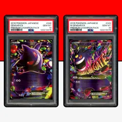 Pokemon PSA 10 SET M Gengar EX Premium Champion Pack 048 049 131 Mega CP4 - Image 1