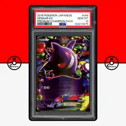 Pokemon PSA 10 SET M Gengar EX Premium Champion Pack 048 049 131 Mega CP4 - Image 3