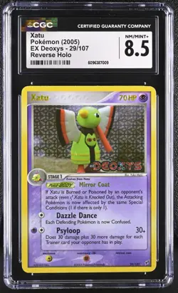 Pokemon 2005 Xatu EX Deoxys 29/107 CGC 8.5 - Image 1
