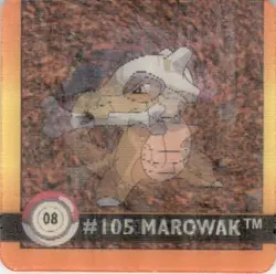 1999 Pokemon Artbox Premeir Edition Cubone Marowak English #08 Lenticular - Image 1