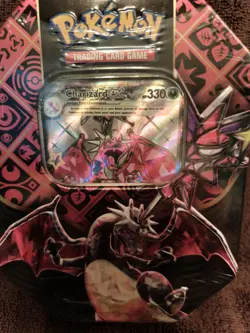 Pokemon TCG: Scarlet & Violet-Paldean Fates Tin Shiny Charizard ex Sealed 4 Pack - Image 2