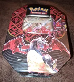 Pokemon TCG: Scarlet & Violet-Paldean Fates Tin Shiny Charizard ex Sealed 4 Pack - Image 3