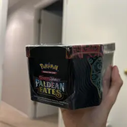 Pokemon TCG: Scarlet & Violet-Paldean Fates Tin (Shiny Charizard ex) Sealed - Image 5