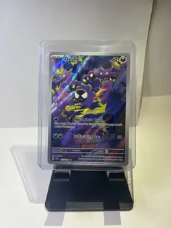 Pokemon TCG Gastly Illustration Rare IR Holo Card 177/162 Temporal Forces - Image 1