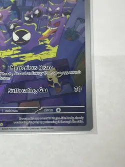 Pokemon TCG Gastly Illustration Rare IR Holo Card 177/162 Temporal Forces - Image 4