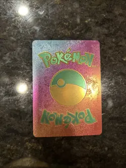 Gengar Rainbow Foil Fan Art Vinyl Textured Collector Pokemon Card - Image 3