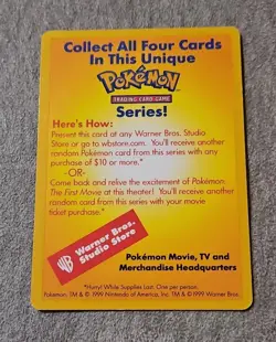 CATCH MEW POKEMON CARD MOVIE PROMO INSERT NM CONDITION - Image 3