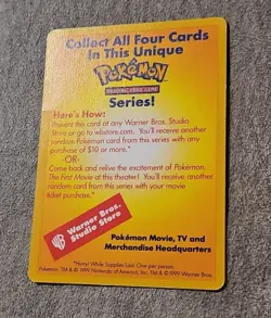 CATCH MEW POKEMON CARD MOVIE PROMO INSERT NM CONDITION - Image 4