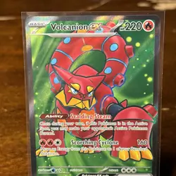 Pokemon TCG Journey Together Volcanion EX Holo Ultra Rare Card 171/159 - Image 3