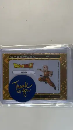 Rear Dragon Ball Super - Cybercel Krillin Trading CARD Series 2 Unscanned - Image 3