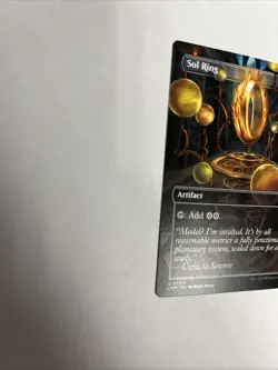 Sol Ring Borderless Nonfoil Commander Masters Card #0703 MTG LP - Image 5