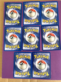 8 Card Vintage 1st Edition Pokemon Lot: Jungle, Fossil, Neo, Meowth, Unown, Etc. - Image 2