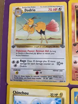 8 Card Vintage 1st Edition Pokemon Lot: Jungle, Fossil, Neo, Meowth, Unown, Etc. - Image 3