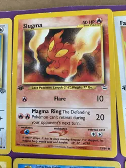 8 Card Vintage 1st Edition Pokemon Lot: Jungle, Fossil, Neo, Meowth, Unown, Etc. - Image 4