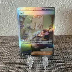 Pokemon Jacq Scarlet & Violet Base Set Holo Card 250/198 Special Illustration - Image 1