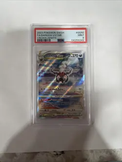 PSA 9 Darkrai VSTAR GG50/GG70 Galarian Gallery Crown Zenith Pokemon Card MINT - Image 1