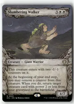 Slumbering Walker (Showcase) Lorwyn Eclipsed Regular - Image 1