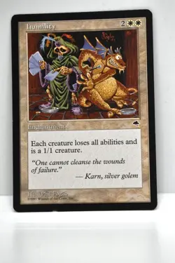 MTG, HUMILITY, TEMPEST, NM, NEVER BEEN PLAYED - Image 1