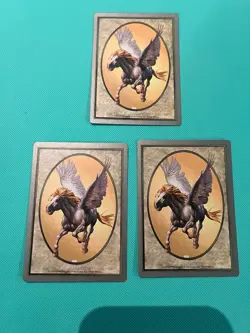 3x Pegasus Token - Unglued - MTG - Magic the Gathering - x3 - 3x - Image 1