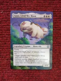 Appa, Loyal Sky Bison Avatar: The Last Airbender Hand Painted Altered Art FALL - Image 2