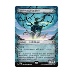 WOTC Lorwyn Eclipsed Flitterwing Nuisance (Showcase) (R) (Foil) NM - Image 1