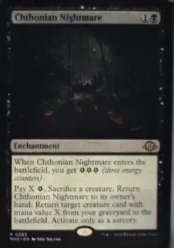 Chthonian Nightmare - Modern Horizons 3: #83, Magic: The Gathering Nm C252 - Image 1