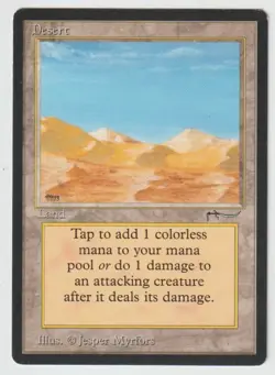 MAGIC THE GATHERING DESERT ARABIAN NIGHTS EDITION Regular MTG LIGHTLY PLAYED - Image 1