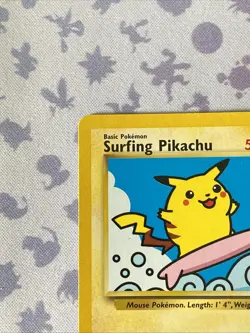 Surfing Pikachu # 28 Black Star Promo WOTC Rare Pokemon Card - Image 4