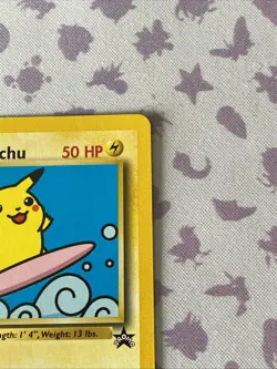 Surfing Pikachu # 28 Black Star Promo WOTC Rare Pokemon Card - Image 5
