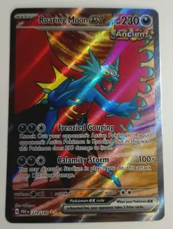 Roaring Moon ex - #229/182 - Pokemon TCG Paradox Rift Full Art Ultra Rare NM - Image 1