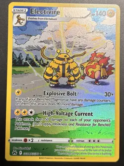Pokemon Electivire GG08/GG70 Ultra Rare Crown Zenith Galarian Gallery Full Art - Image 1