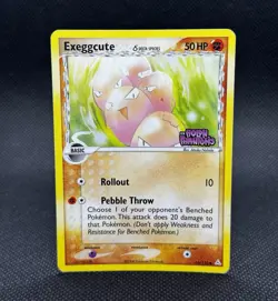 Exeggcute 65/110 Delta Species Ex Holon Phantoms Reverse Holo Stamped Pokemon HP - Image 2