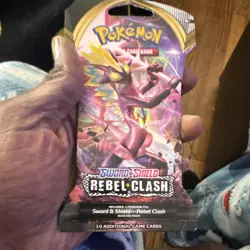 Pokemon TCG Rebel Clash Booster Pack - Sword & Shield - English Sealed - Image 1