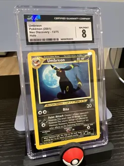 Pokemon TCG Umbreon Neo Discovery 13/75 Holo - CGC 8 - Image 1