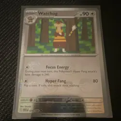 Pokemon Watchog Master Ball Pattern 073/086 Holo Sv: White Flare English Mint/NM - Image 1