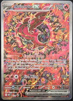 NM + Oricorio ex 024 ME Phantasmal Flames Black Star Promo Holofoil Pokemon TGC - Image 3