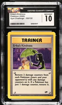 Pokemon 2000 Erika's Kindness Gym Challenge 103/132 CGC 10 - Image 1
