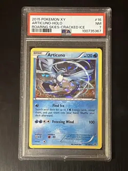 Articuno 16/108 Pokemon XY Roaring Skies Cracked Ice Holo PSA 7 OC CLEAN COPY! - Image 1