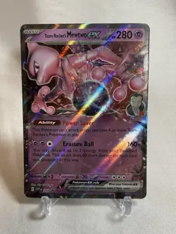Pokemon Team Rocket's Mewtwo ex 205/ Sv: Scarlet & Violet Holo Promo - Image 1