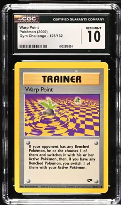 Pokemon 2000 Warp Point Gym Challenge 126/132 CGC 10 - Image 1