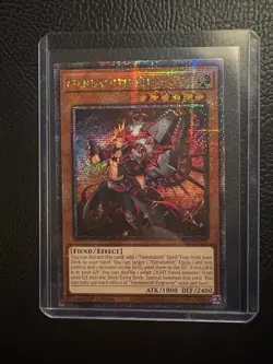 Yugioh Fiendsmith Engraver INFO-EN017 Quarter Century Secret Rare 1st Edition NM - Image 1