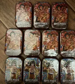 Lot Of 11 One Piece Mini Tin Pack Set Vol 1 FACTORY SEALED - Image 1