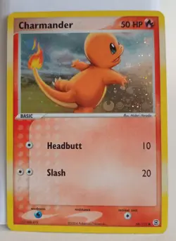 Pokemon Collectible Cards, Charmander, Reverse HOLO, 58/112, Firered, 2004 - Image 3