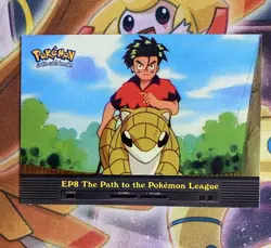 Pokemon Card - The Path to the Pokemon League EP8 - TV Animation - Topps NM - Image 1
