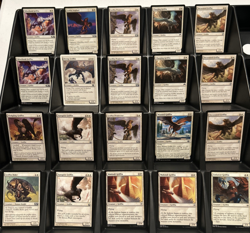 MTG 40-Card Deck Pack - Mono White Griffins Flying Aggro Deck | Just Add Lands - Image 1